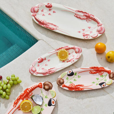 Large Lobster Bisque Oval Platter