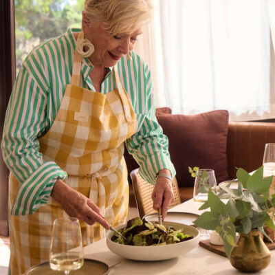 Maggie Living Woven Gingham Apron