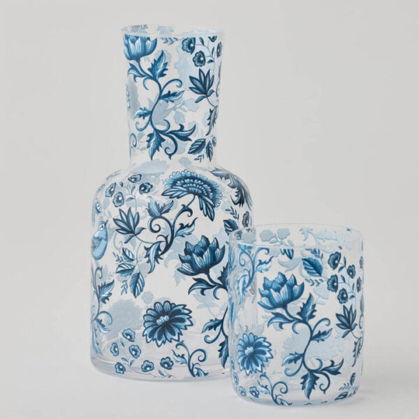 Chinoiserie Carafe & Tumbler Set